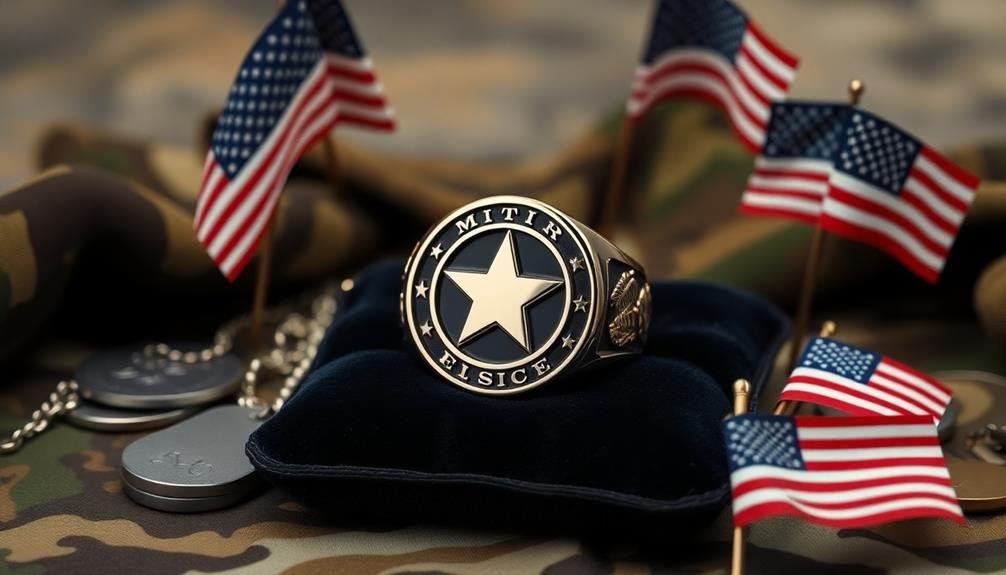 insignia rings for veterans