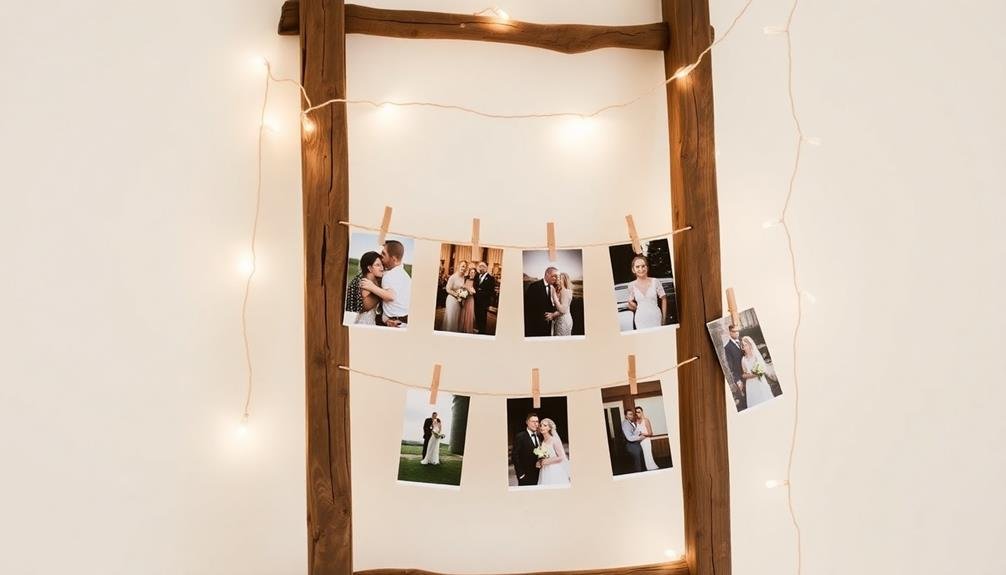 ladder based photography display