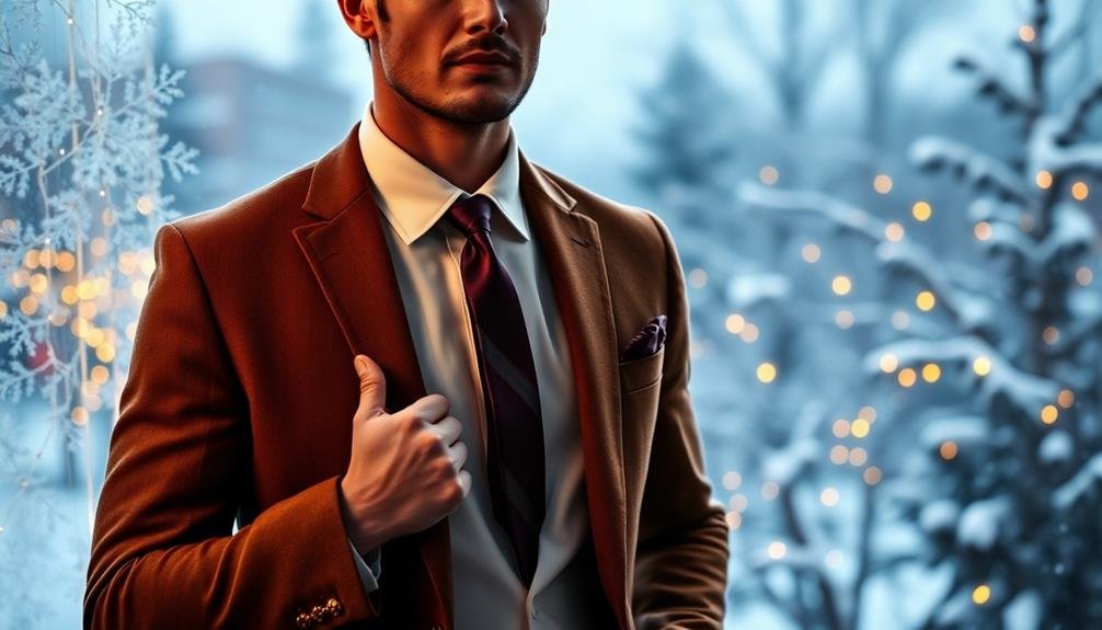 luxurious camel hair suit