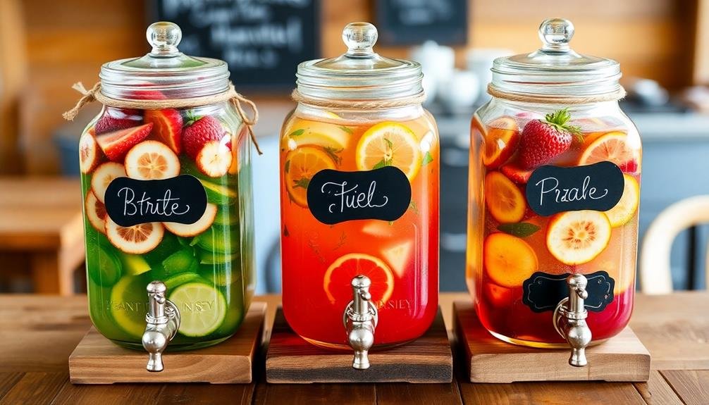 mason jar liquid dispensers