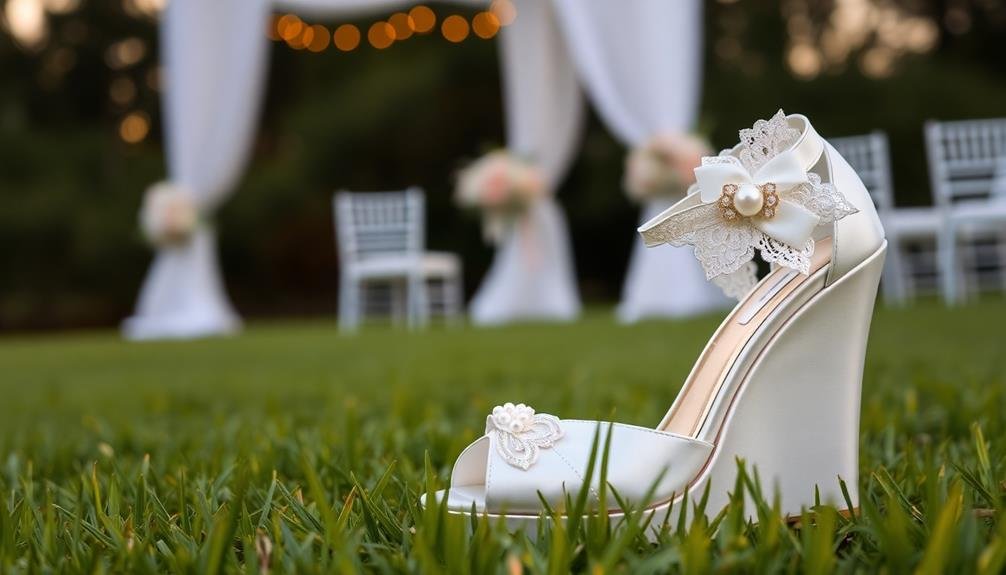 outdoor ceremony wedge seating