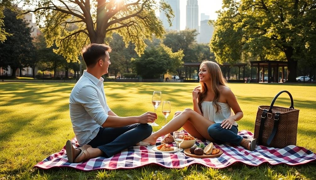 outdoor gathering in nature