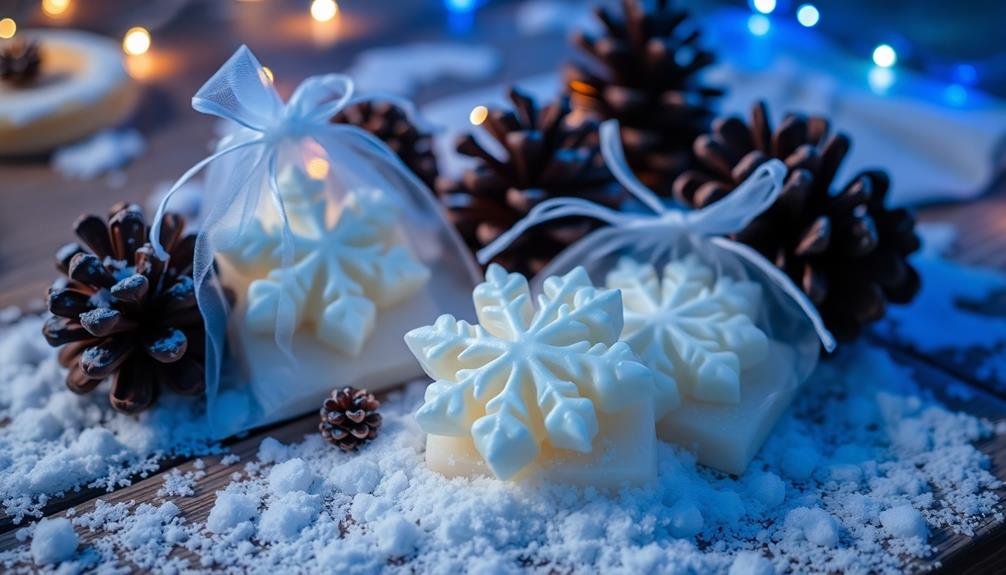 personalized snowflake soap creations