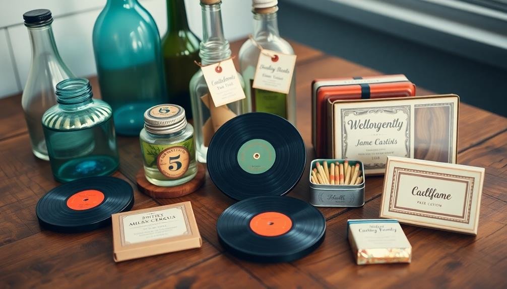 retro inspired affordable wedding favors