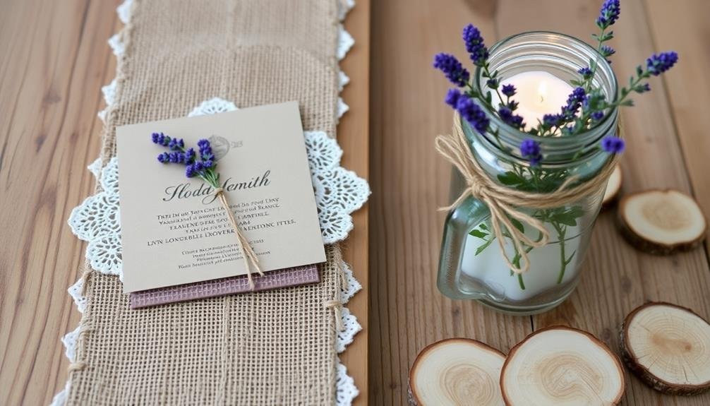 rustic chic decor elements