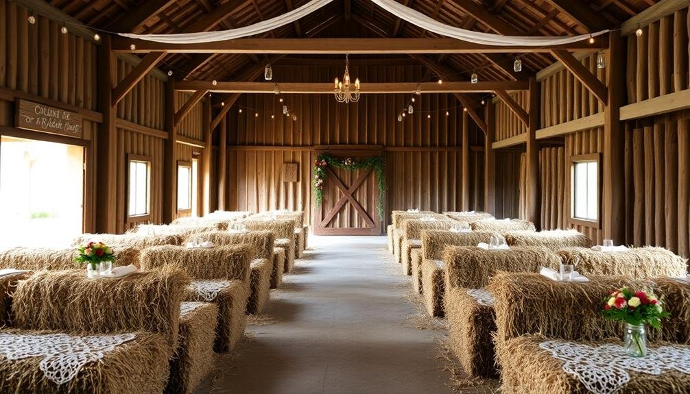 rustic outdoor seating solution