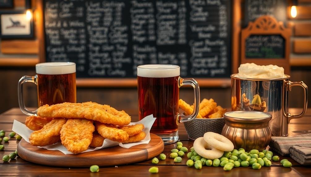 savory dishes with beer