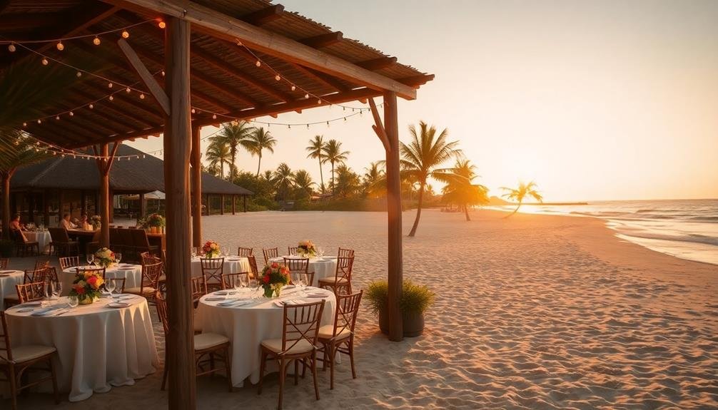 seaside dining event spaces