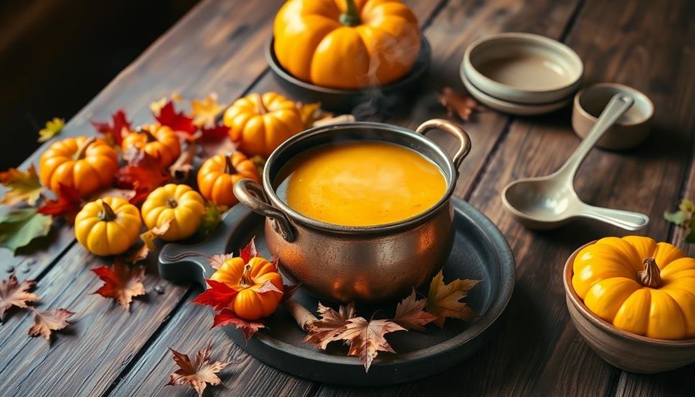 seasonal soup serving stations