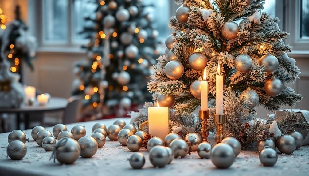 shiny decorative metallic pieces