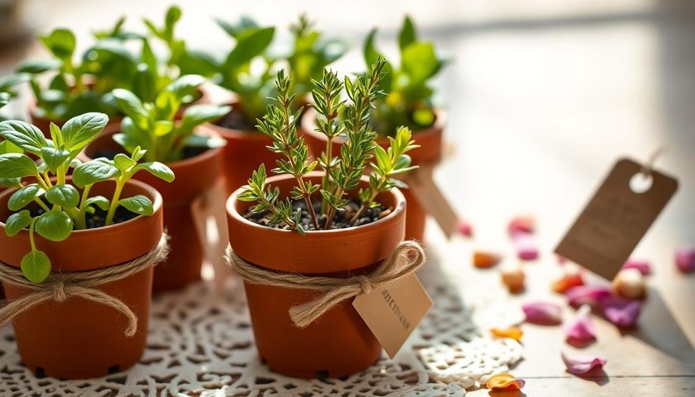 small indoor herb garden