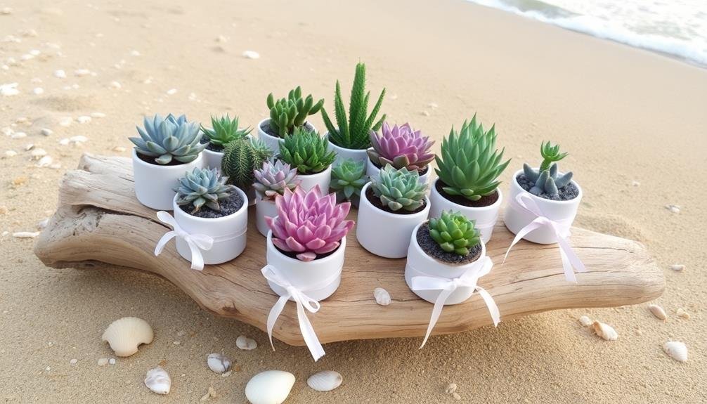 small plant containers collection