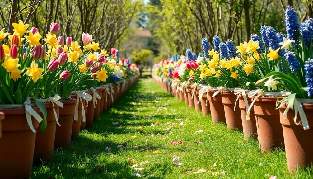spring bulb display signs