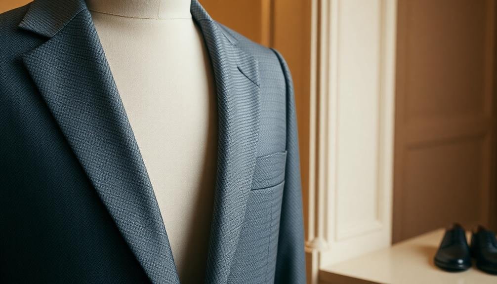 stylish gray wool suit