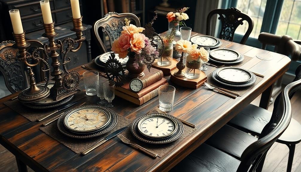 stylish industrial table decor