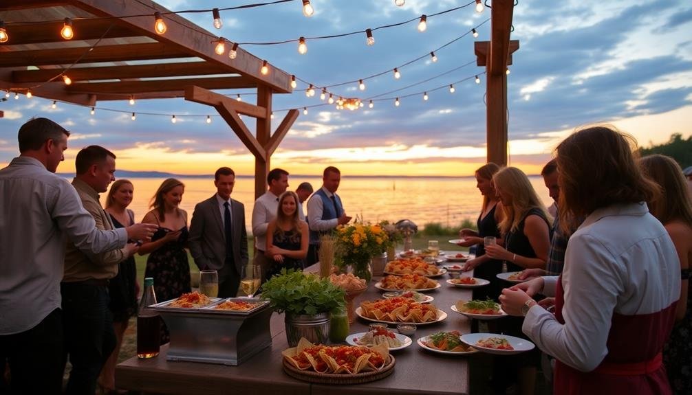 taco bar celebration event
