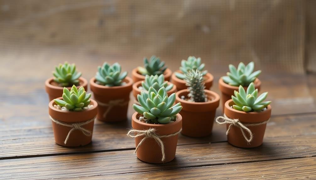 tiny desert plants collection