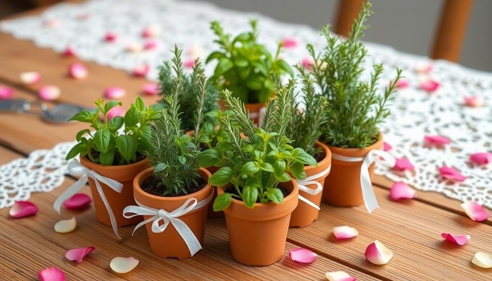 tiny indoor herb garden