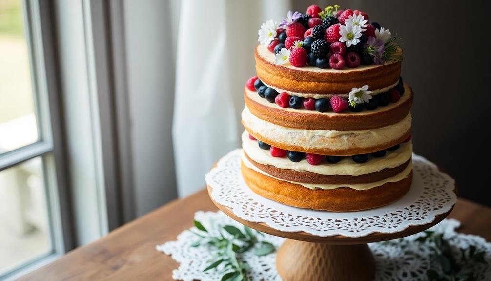 unadorned country style dessert