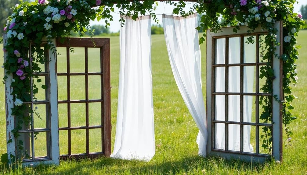 upcycled window frame creations