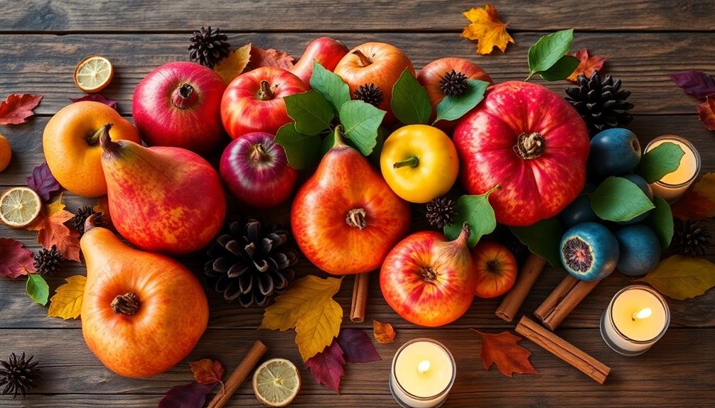 vibrant seasonal fruit arrangements