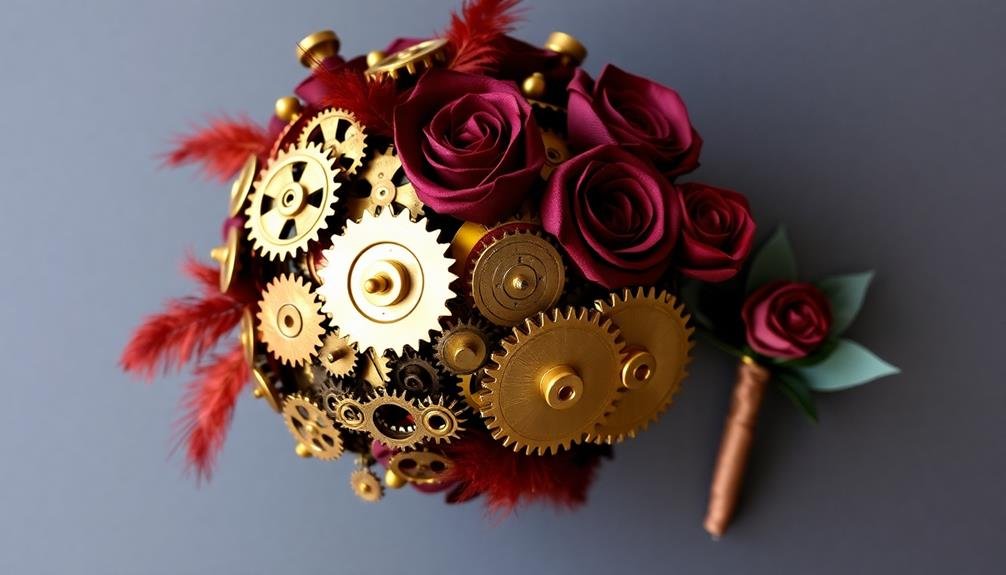 vintage inspired floral arrangements