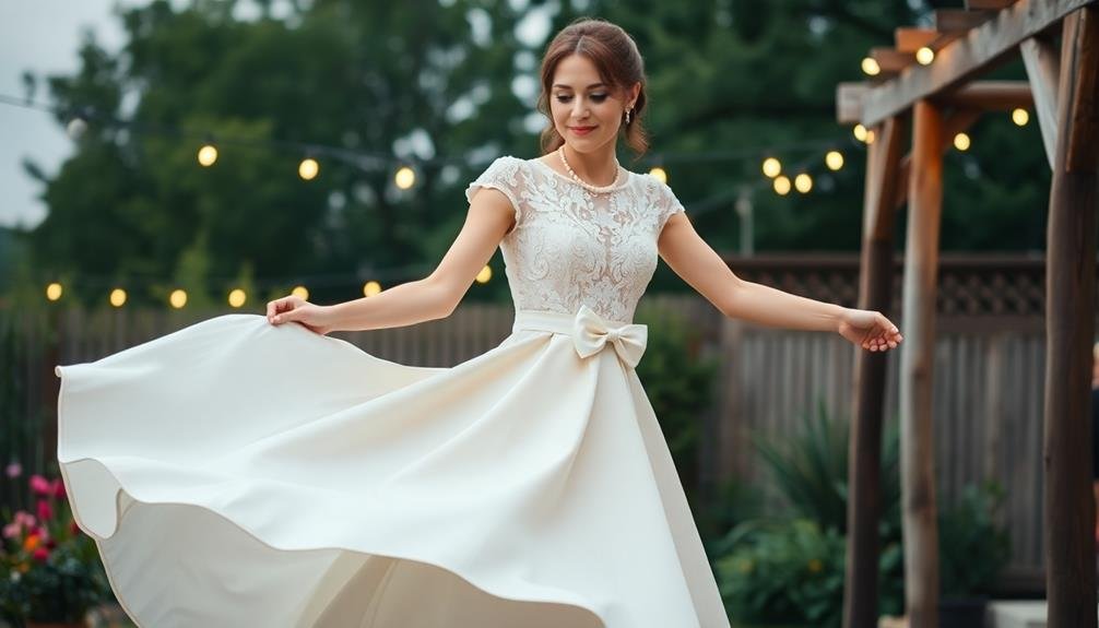 vintage inspired tea length dresses