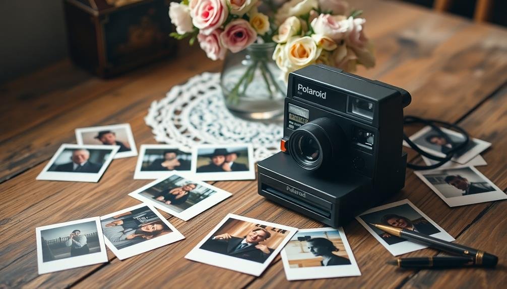 vintage instant photo memories
