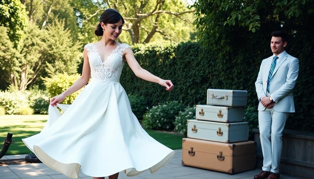 vintage tea length dress style