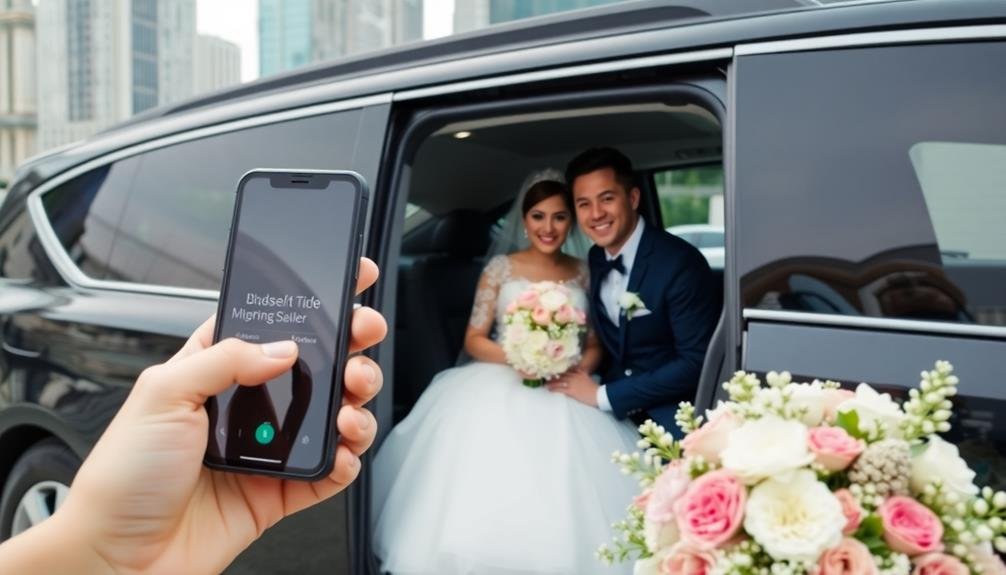 wedding ride sharing services available