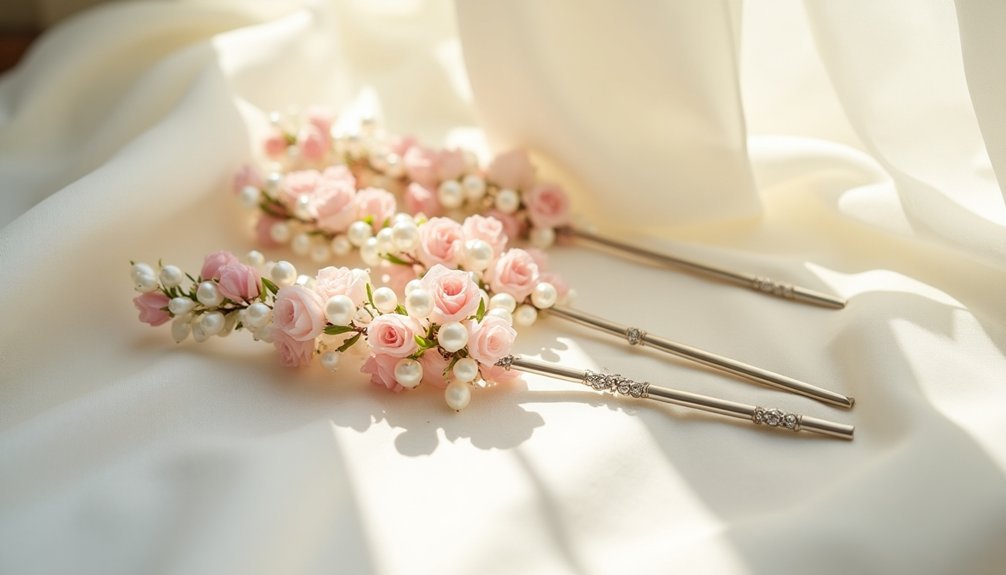 affordable elegant flower girl wands