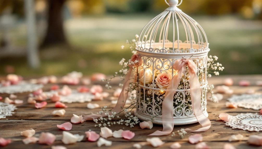 affordable vintage wedding decor