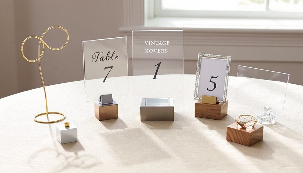 affordable wedding table holders