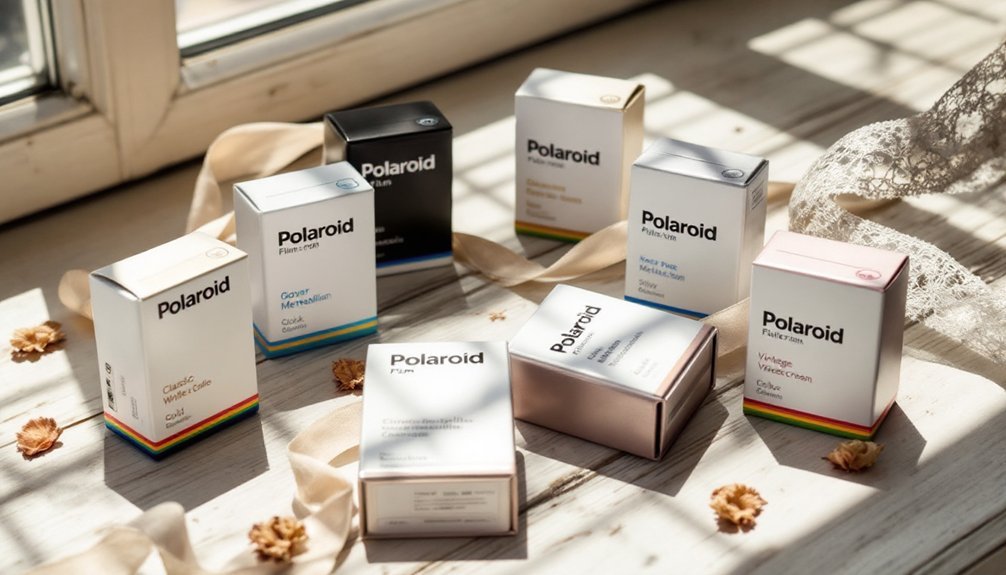 polaroid film packs selection