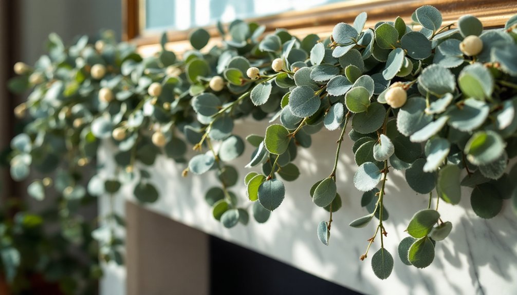 realistic artificial eucalyptus garlands