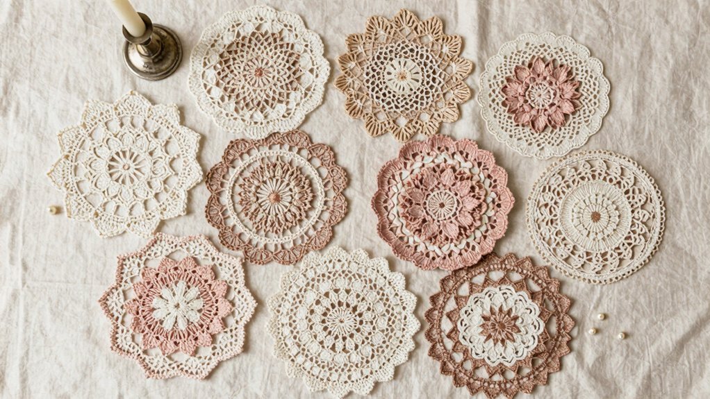 seven best lace doilies for vintage weddings